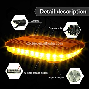 LED-912 emergency light flashlight 12-30V emergency light bar 30W led emergency light bar