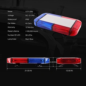 LED-358L led strobe lights for police cars