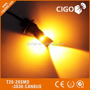 T20-20SMD-3030-CANBUS T20 W21/5w 7443 Led DC 12-24V Canbus Led W21/5w 10W Car Accessories Led