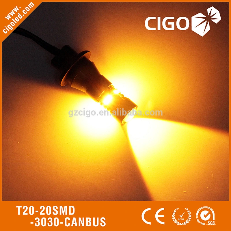 T20-20SMD-3030-CANBUS T20 W21/5w 7443 Led DC 12-24V Canbus Led W21/5w 10W Car Accessories Led