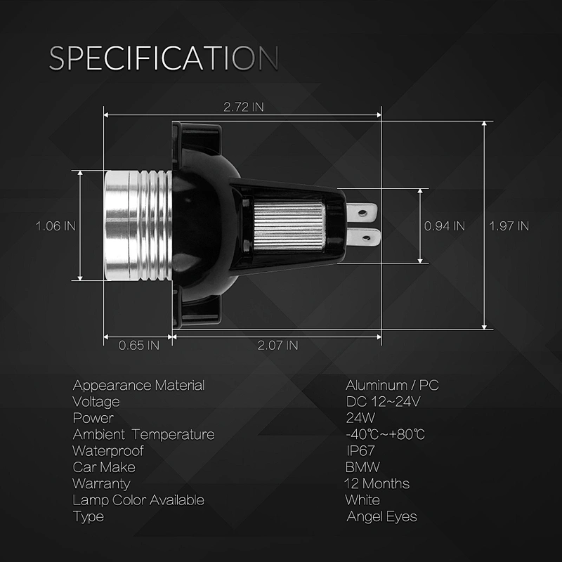 E90 angel eye headlights angel eye fog easy installation for BMW