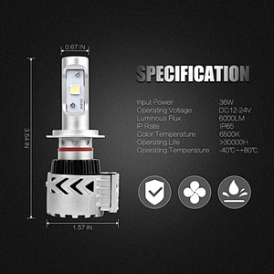 New style Factory supply  high beam LED car h7 headlight
