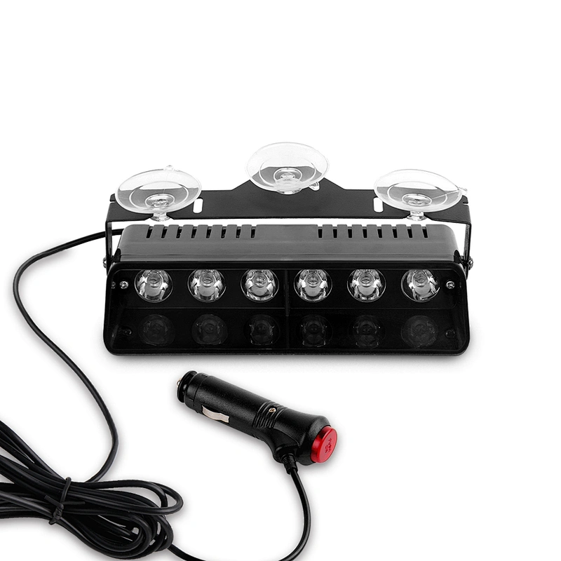 LED-S9 emergency strobe lights 12V led grill lights for cars 6 pcs 1w or 3w led windshield flasher