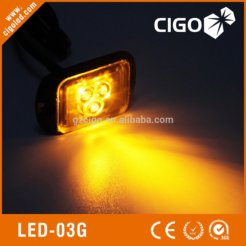 LED-03G emergency warning lights for vehicles high power 9W small led emergency lights emergency flashing lights for cars