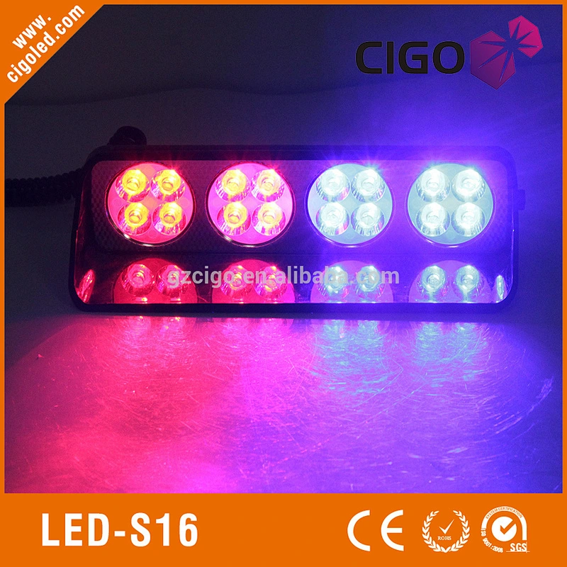 LED-S16 led dash warning lights 12V 16W replacement led flashlight bulbs with many colors and patterns led bright flashlight