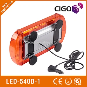 LED-540D-1 auto emergency lights 12-30V mini led strobe light 60W roof mounted amber flashing lights