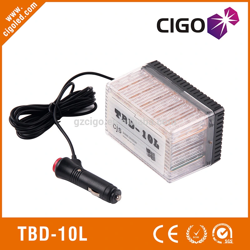 TBD-10L Strobe Beacon with Built-in LED 12V Warning Lamp one flash pattern Led Traffic Warning Light