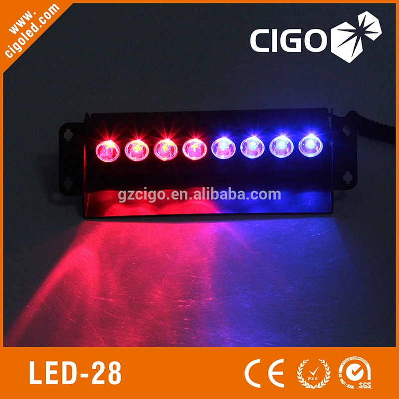 LED-28 led lights emergency led hazard warning lights 8W yellow strobe lights