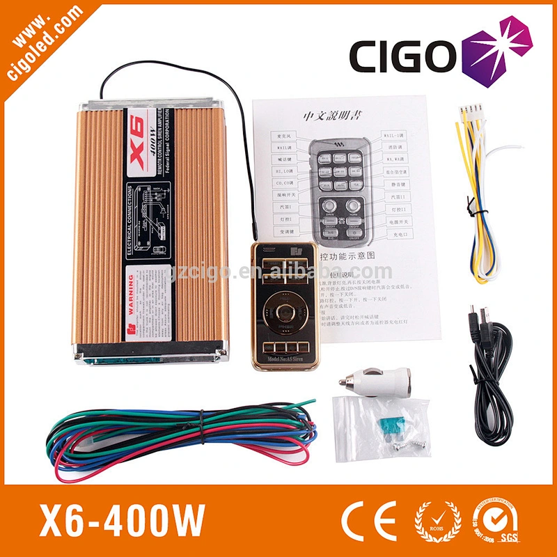 X6-400W Ambulance Siren For Sale DC 12V Ambulance Siren For Sale 400W Waterproof Alarm Siren