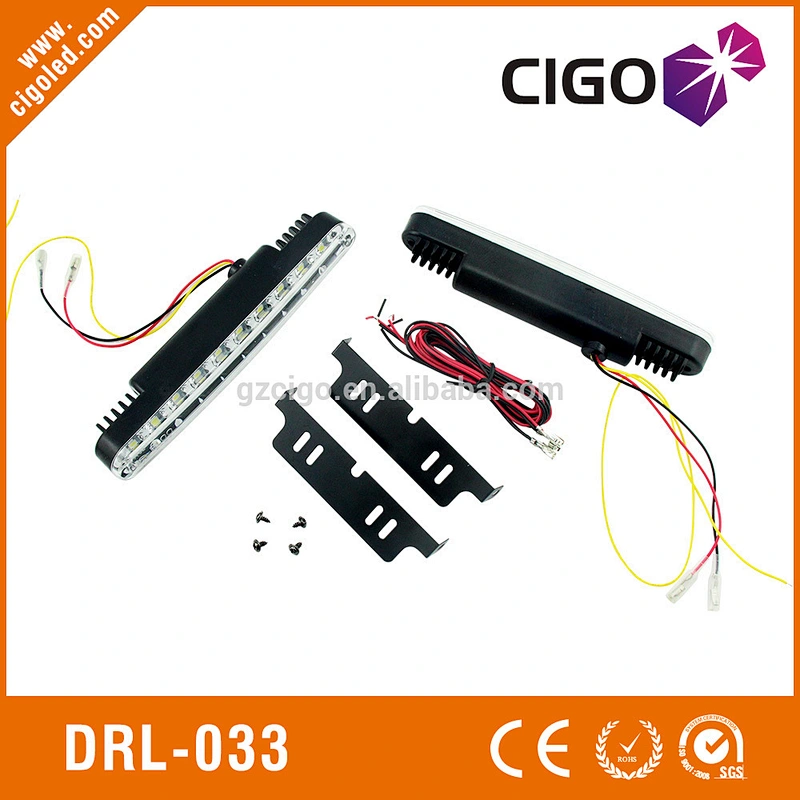 12V DRL-033 daytime led driving lights led day running lights 3 wires led daytime running lights for automobile