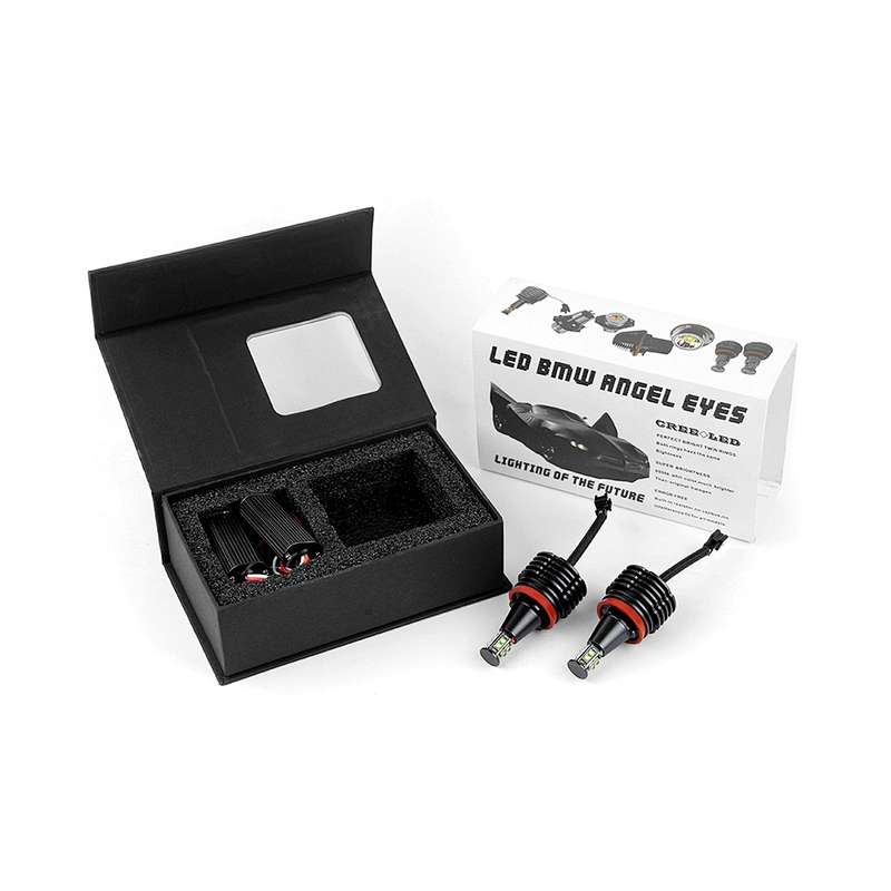 Big size H8 80W factory sale angel eyes headlights