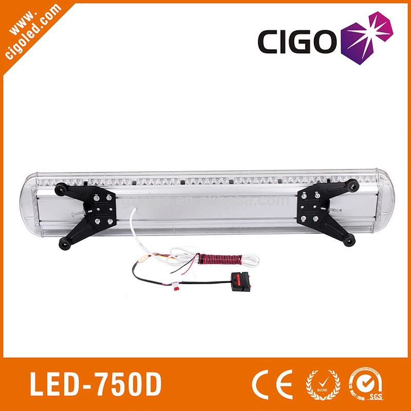 LED-750D Color Warning Light Bar 12-30V emergency led light bar 96W led used emergency light bars for aftersale market