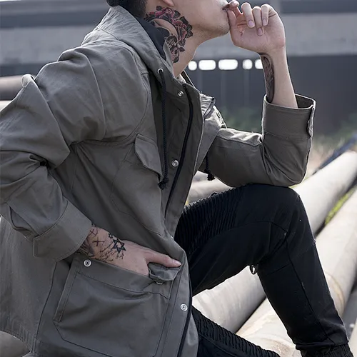High Quality Casual Mens Denim Biker Outdoor Leisure Jacket