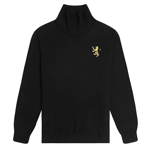 Knitted Wool Turtle Neck Sweater For Men