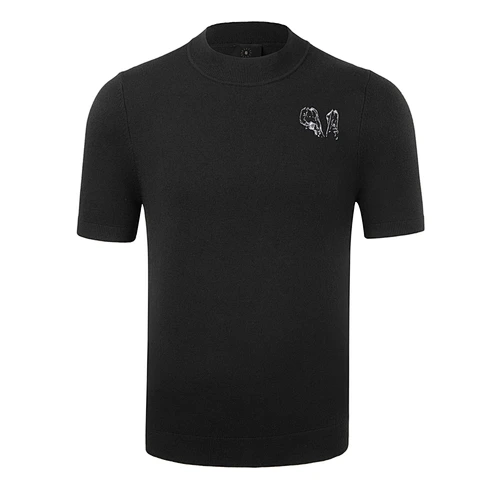 Crew Neck Short Sleeve Sweater