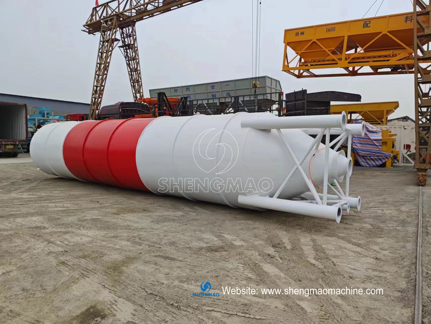 50T vertical cement silo to Canada