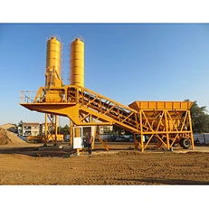 YHZS35 mobile concrete batching plant