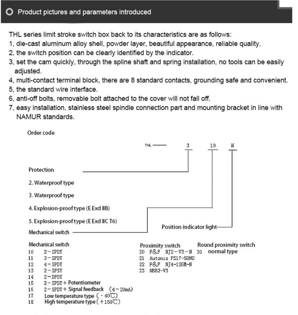 limit switch box