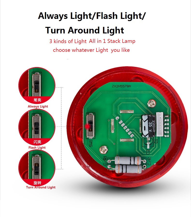 Stack warning light