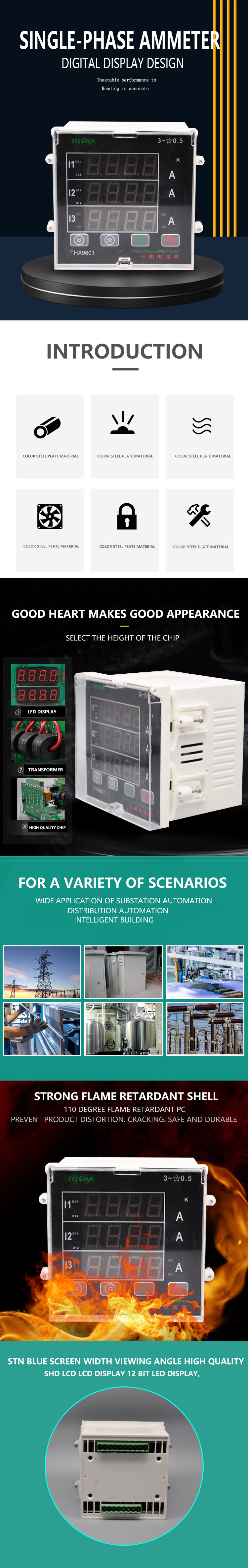 digital 3 phase voltmeter