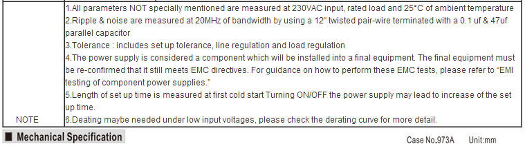 Meanwell Power Supply
