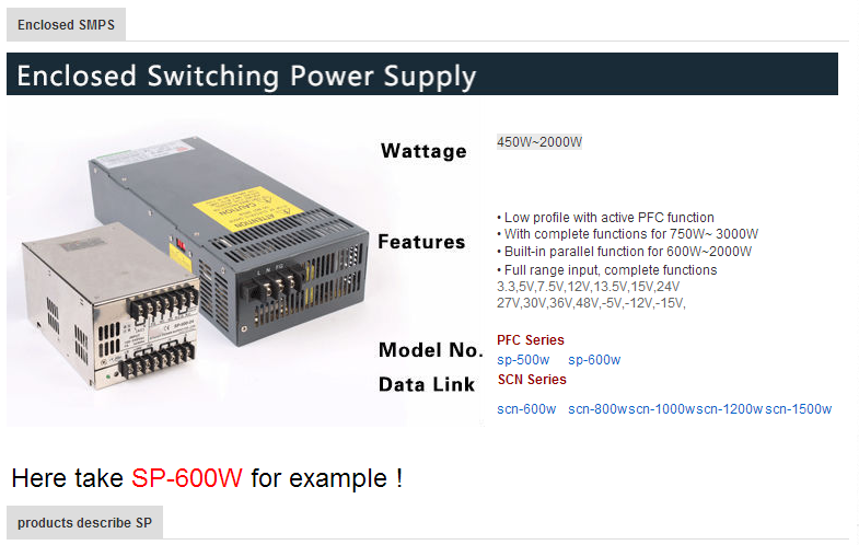 600w power supply