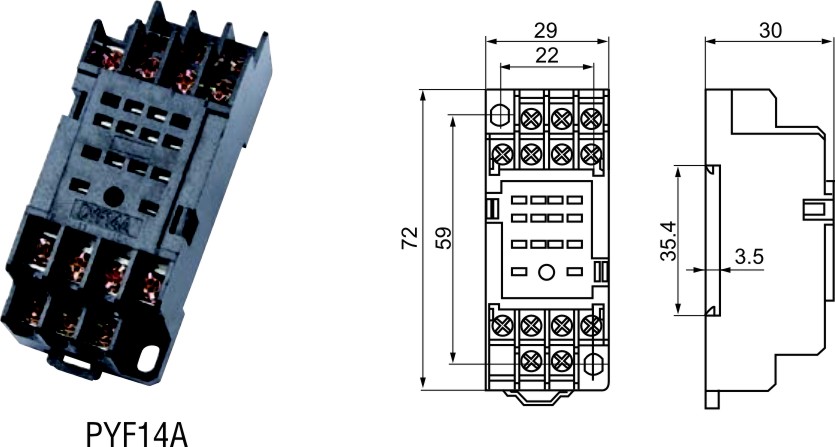 Relay sockets