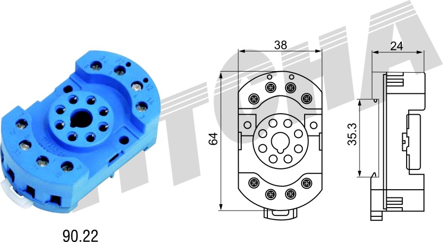 omron relay socket