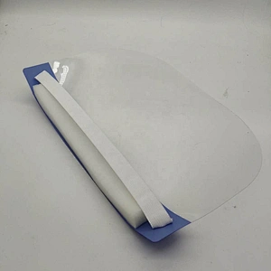 hot selling anti fog clear full face shield  transparent isolation protective face shield with sponge