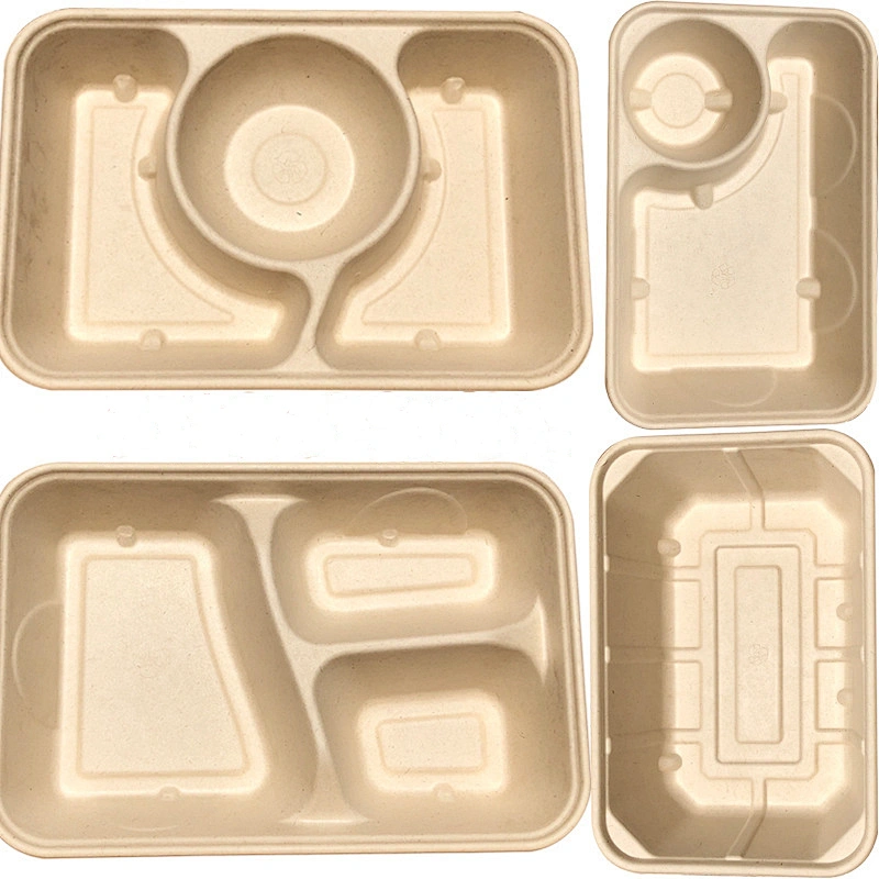 Biodegradable Plate Tray Disposable Pulp Tableware Paper