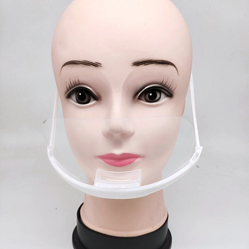 Manufacture Transparent Anti-fog Health Care Face Mouth Shield Kitchen Restaurant Catering Shields for Food