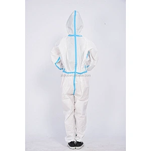 SMS non woven isolation suit hospital protective clothing protection isolation coverall