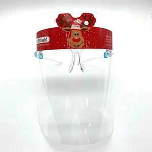 new kids protective transparent anti-droplet protective full face cover children face screen splash-proof face shield