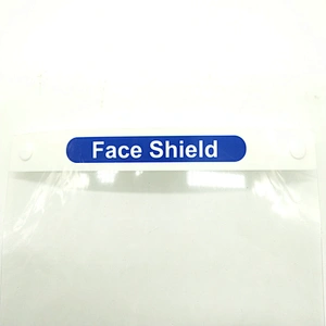 Full face Transparent PET Plastic anti-fog Shield plastic sheet