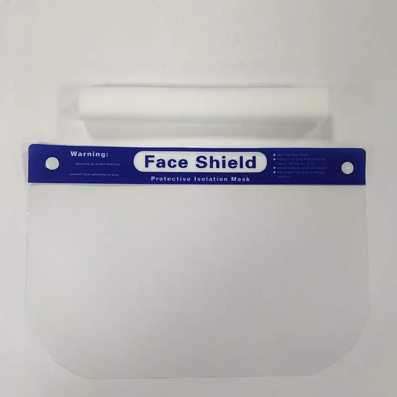 Protective face shield anti-fog anti-dust anti-Oil transparent outdoor kitchen personal caring safety face shield