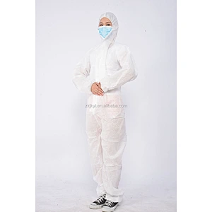 SMS non woven isolation suit for hospital protective gowns protection isolation coverall