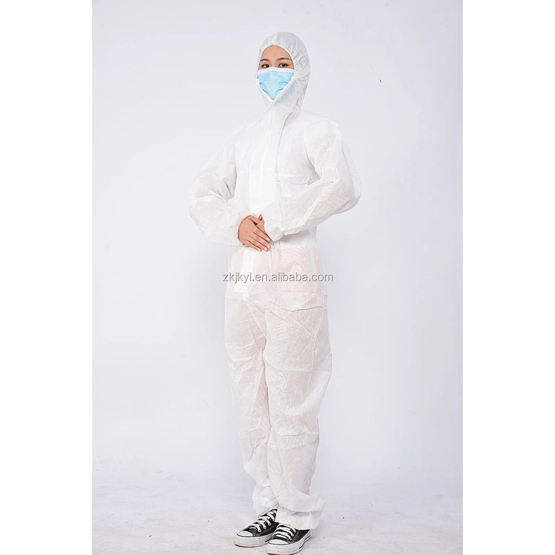SMS non woven isolation suit for hospital protective gowns protection isolation coverall