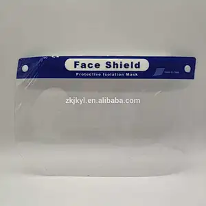 China factory reusable protective full face shield anti fog slpash eye shield protective face shield