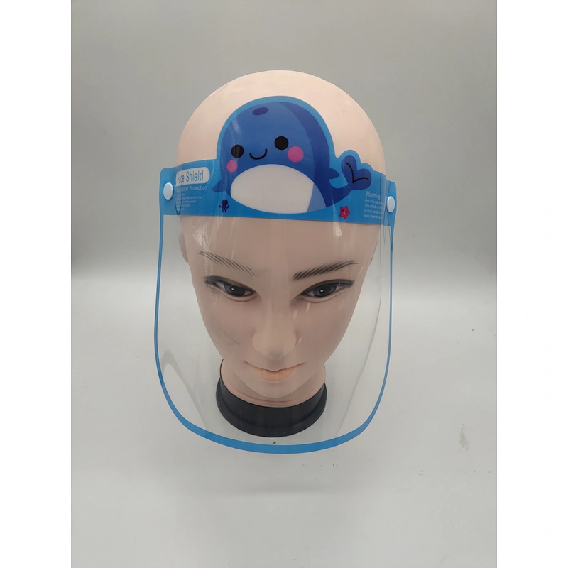China manufacture children prevention clear full face shield mask transparent isolation protective face shield