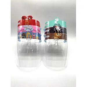 school Children's glass frame out-door anti-splashing dust isolation transparent protection face shield