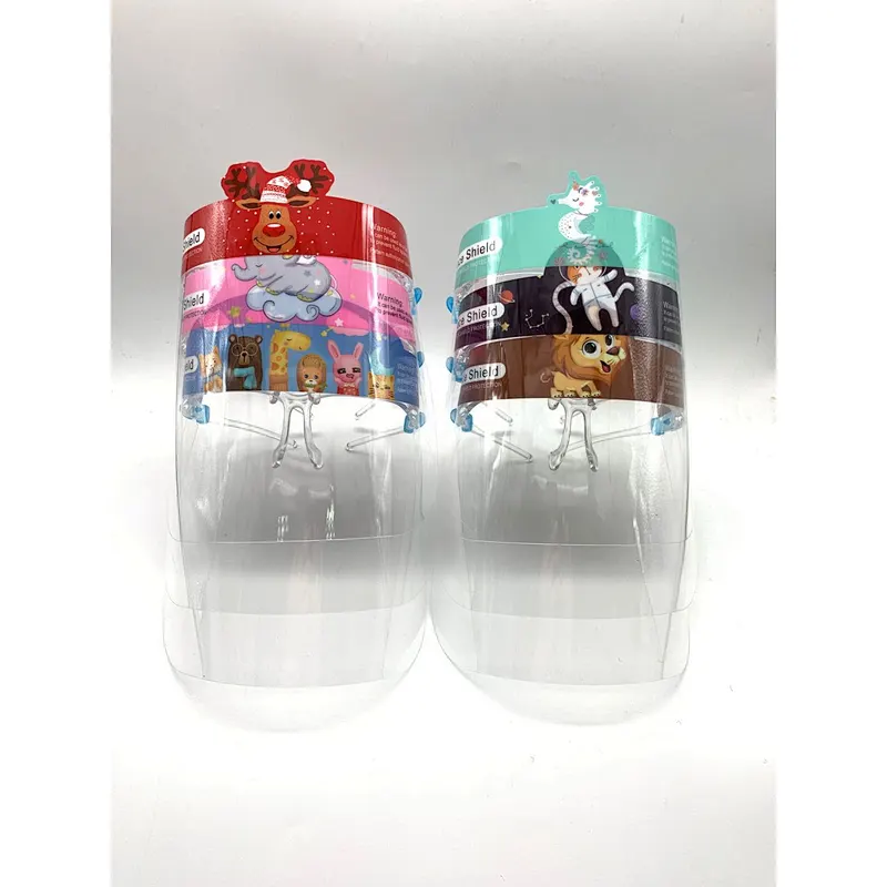 school Children's glass frame out-door anti-splashing dust isolation transparent protection face shield