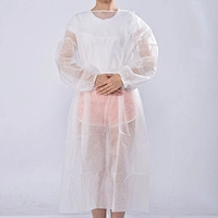 factory SMS non woven disposable surgical gowns isolation suit clothing