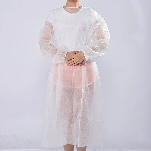 factory SMS non woven disposable surgical gowns isolation suit clothing