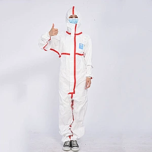 SMS non woven isolation coverall for hospital use