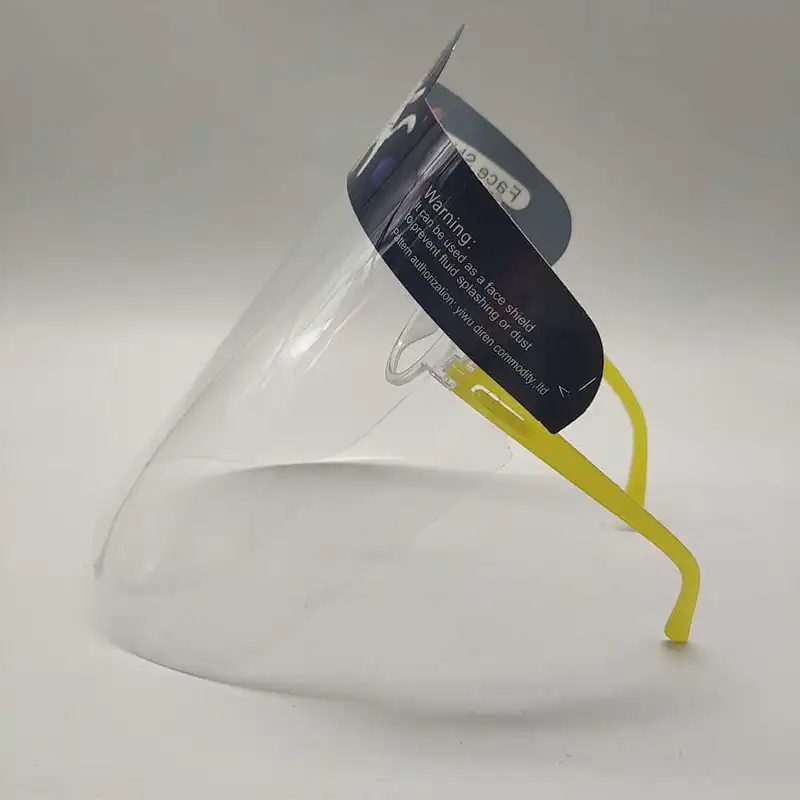 China factory hot selling prevention clear full shield double filmed isolation protective face shield for school students