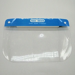 Transparent high Definition Personal Protective Plastic Visor Shield Splash Proof Face Shield
