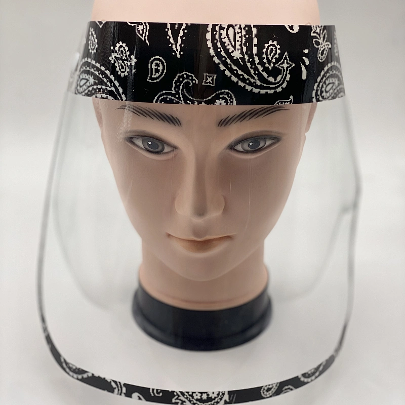 Stylish clear respirator safe  anti oil splash anti fog full face shield splash with eye protection face shield