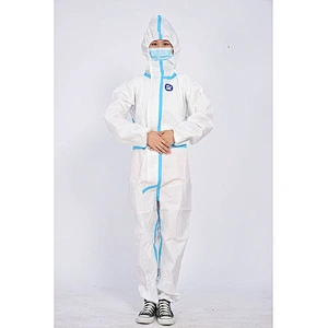 SMS non woven isolation suit hospital protective clothing protection isolation coverall
