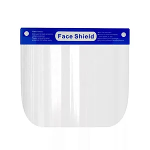 in stock factory direct  wholesale prevent clear full face shield  transparent protective face shield with sponge