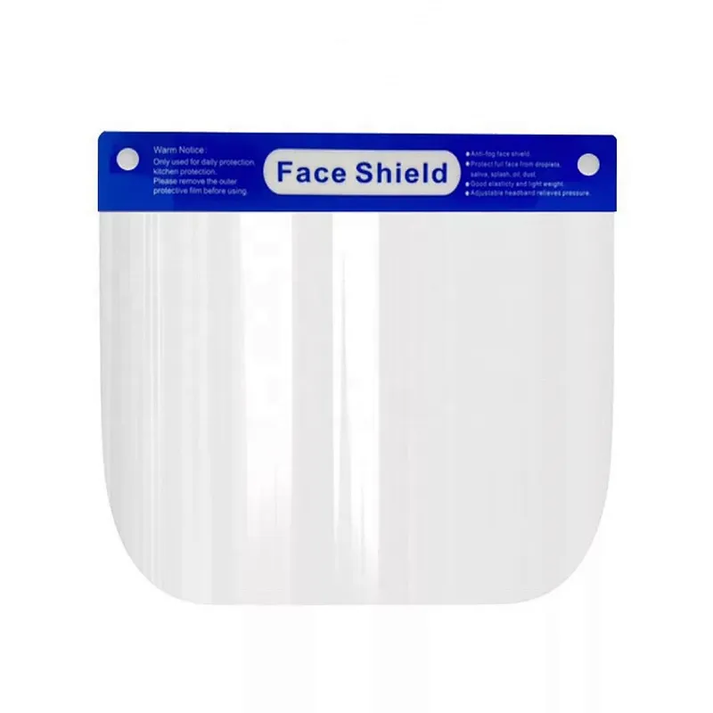in stock factory direct  wholesale prevent clear full face shield  transparent protective face shield with sponge